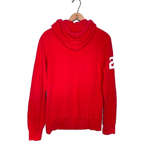 Superdry Men’s Eagle Red Premium Goods Duo Hoodie 2019 Edition Size Medium - Picture 4 of 7